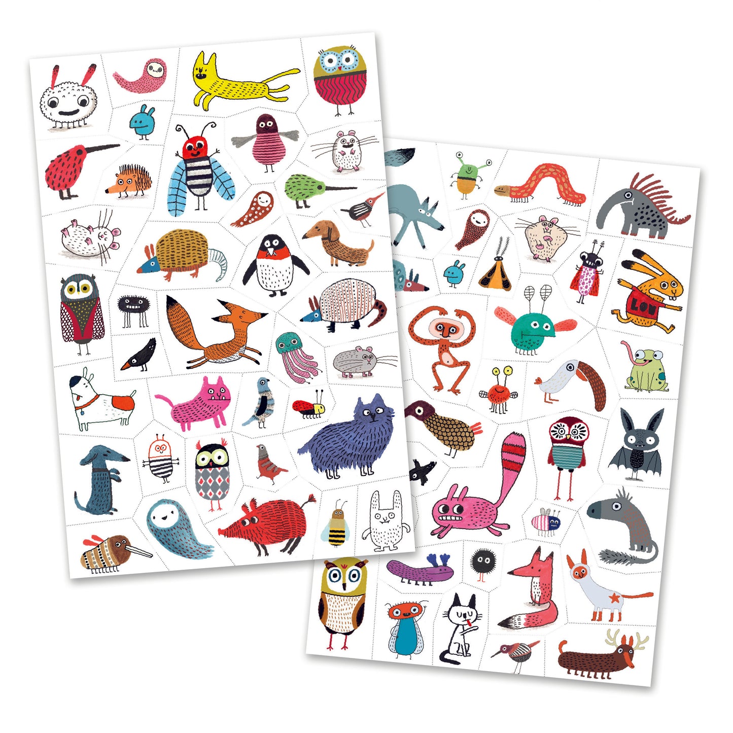 Djeco Little Critters Temporary Tattoos