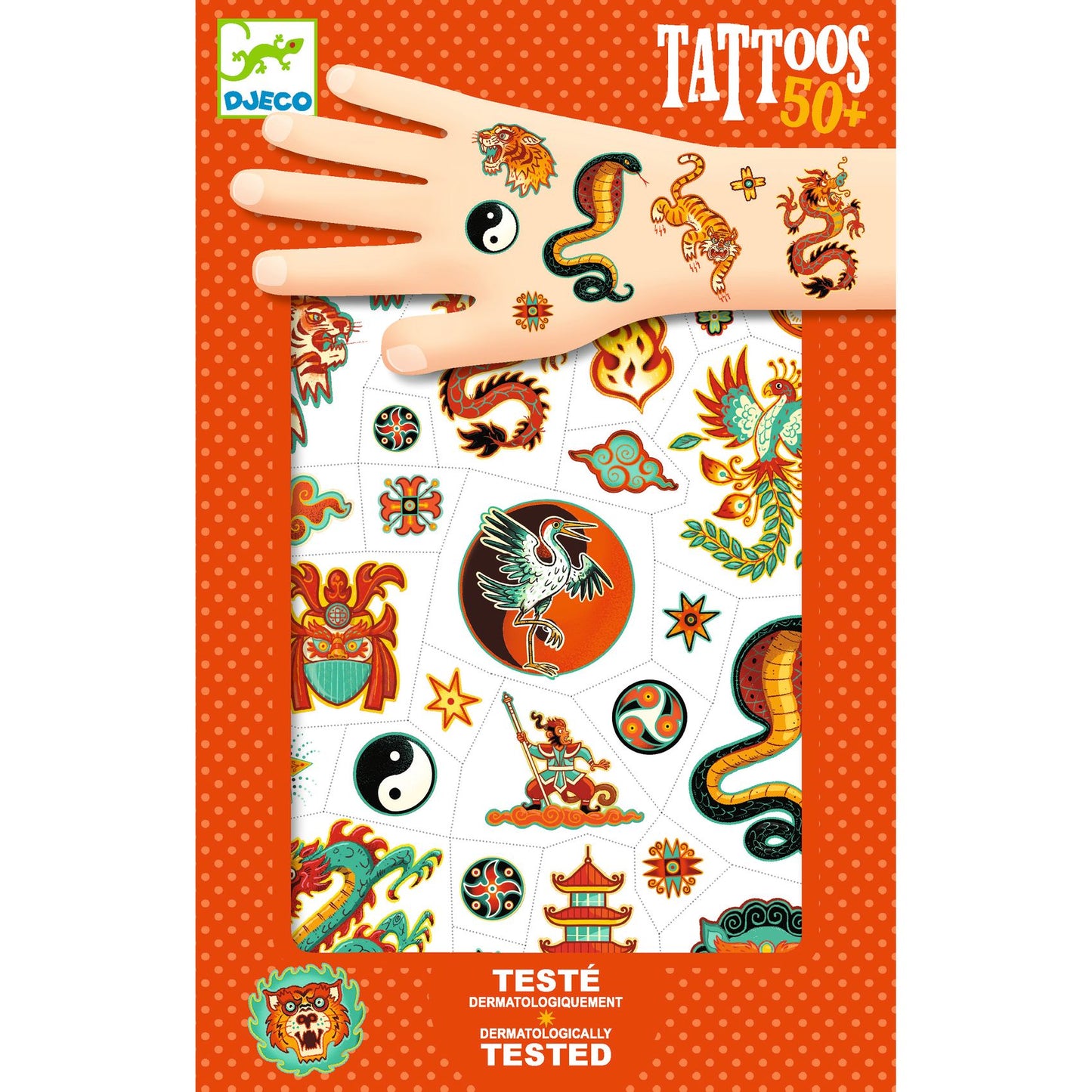 Djeco Martial Spirit Tattoos