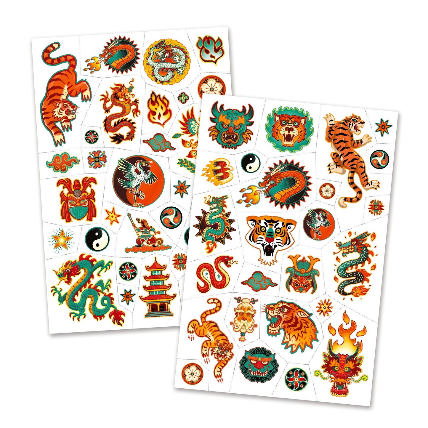 Djeco Martial Spirit Tattoos