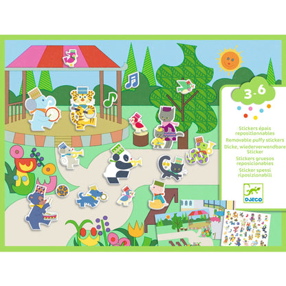 Djeco Fanfare Repositionable Stickers