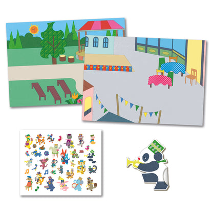 Djeco Fanfare Repositionable Stickers