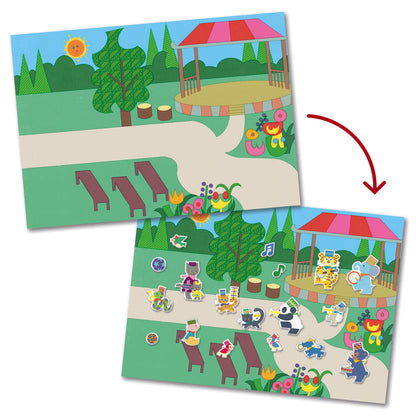 Djeco Fanfare Repositionable Stickers