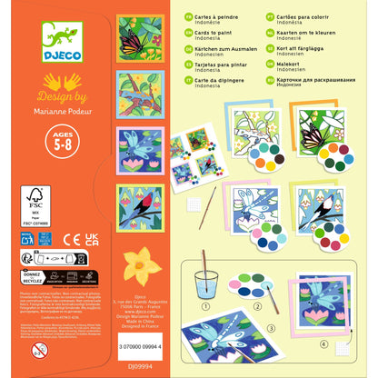 Djeco Cards To Paint Indonesia