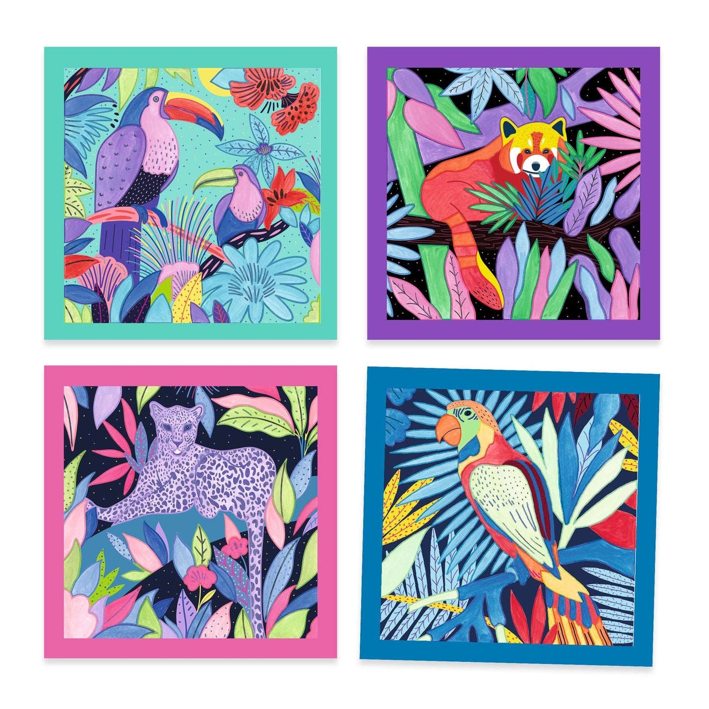 Djeco Cards To Paint Selva