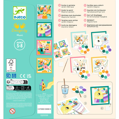 Djeco Cards To Paint Magical Garden