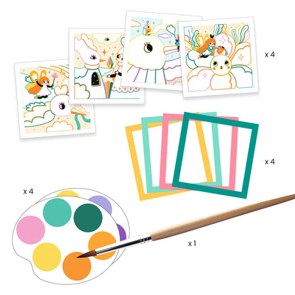 Djeco Cards To Paint Magical Garden