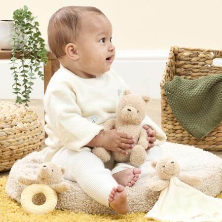 Rainbow Designs  WTP 100 Soft Toy, Comforter and Ring Rattle Gift Set
