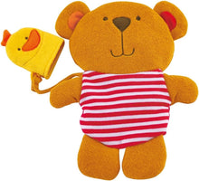 Hape Teddy and Duck Bath Mitt Play Set