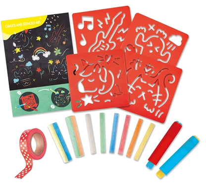 Hape Chalks and Stencils Art