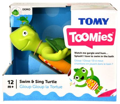 Tomy Toomies Bath Swim n Sing Turtle