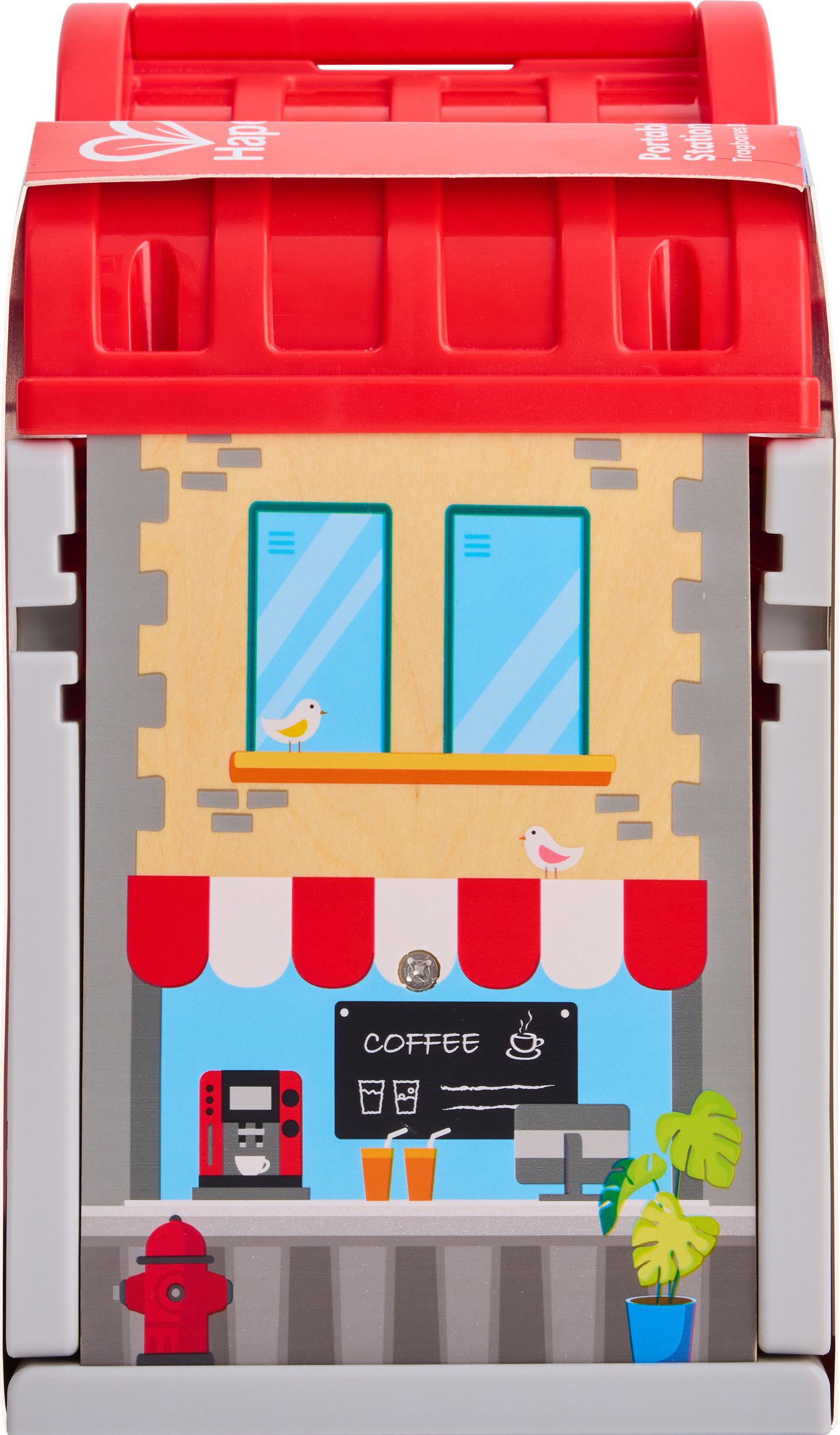 Hape Portable Train Station Set