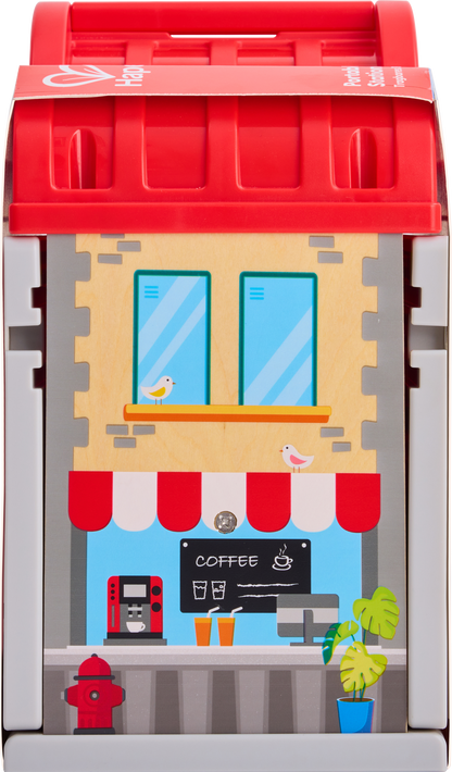 Hape Portable Train Station Set