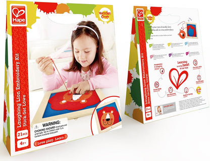 Hape Laughing Lion Embroidery