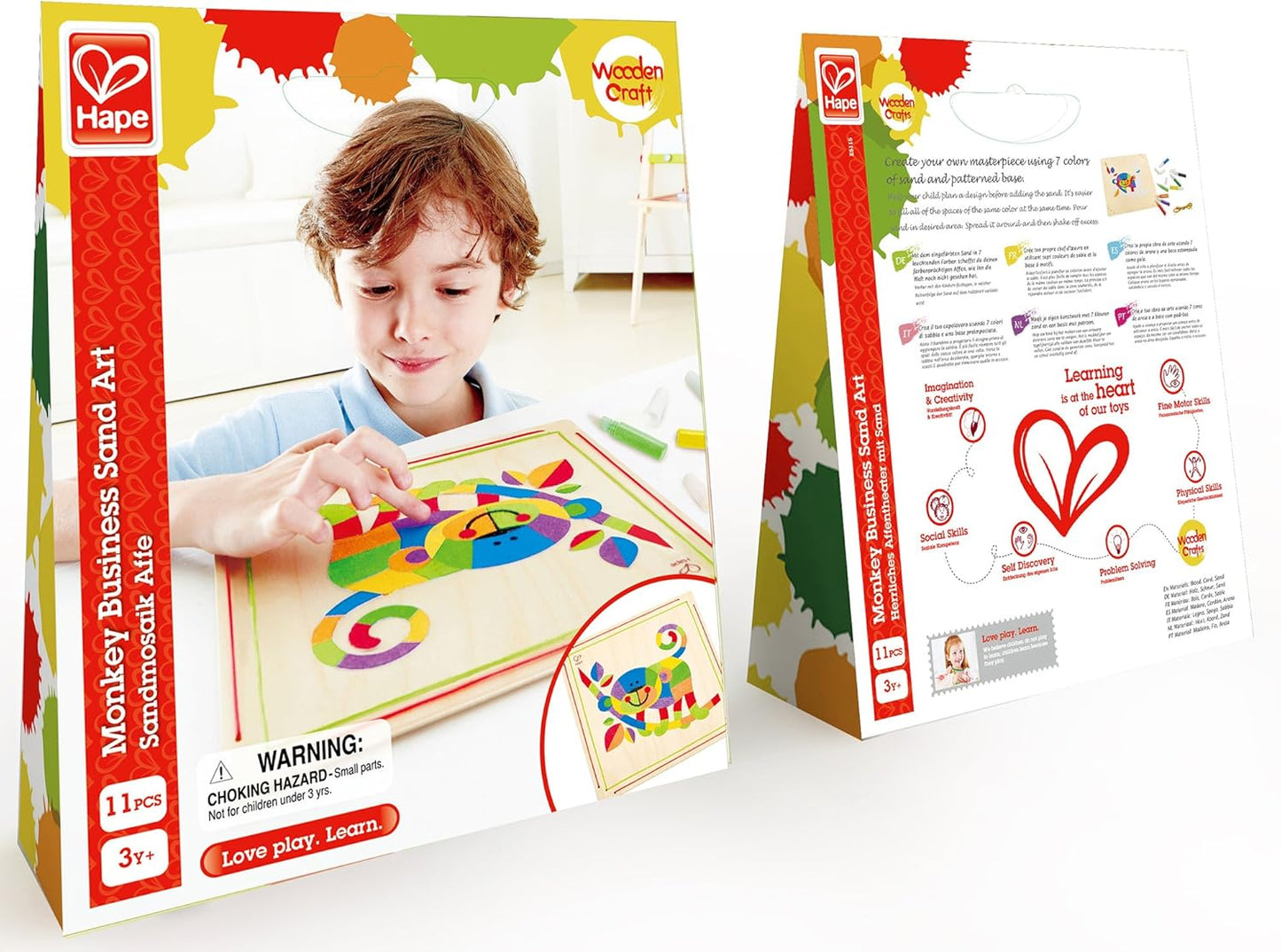 Hape Monkey Business Sand Art