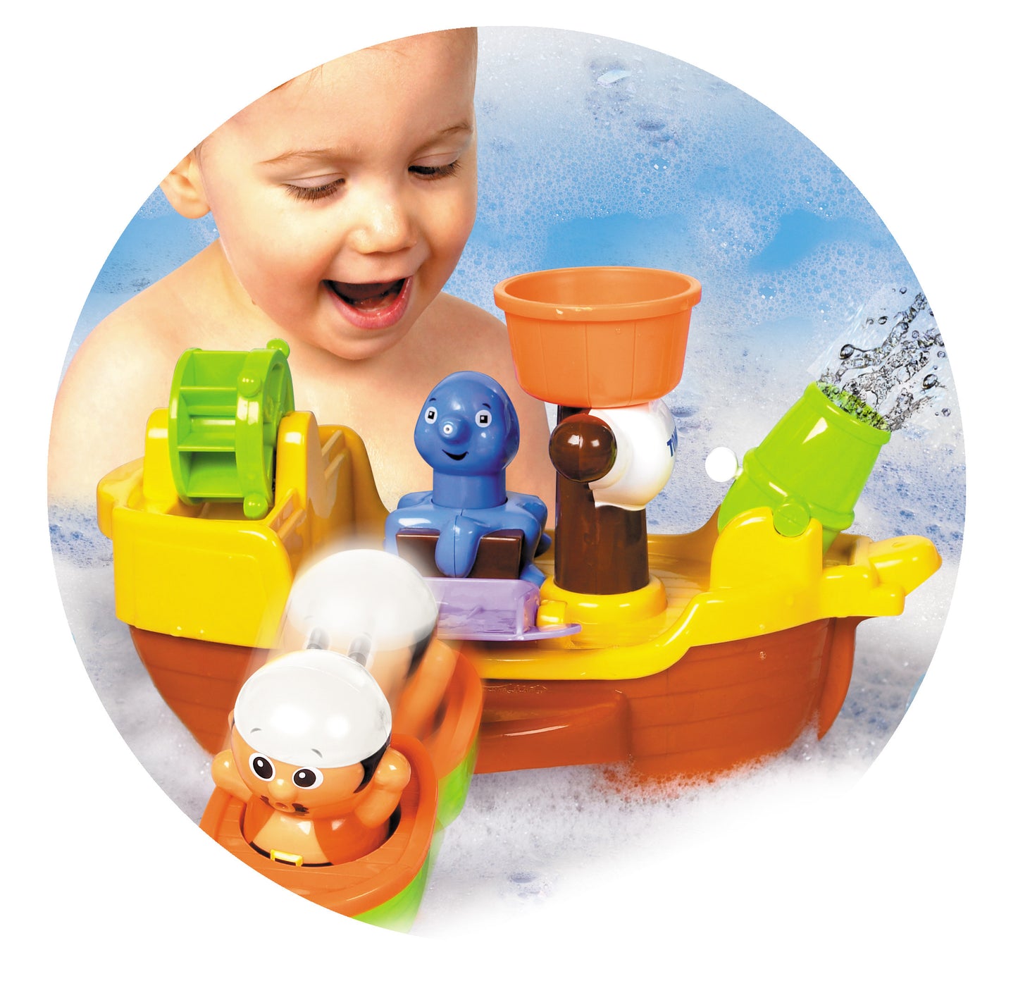 Tomy Toomies Bath Pirate Ship Bath Toy