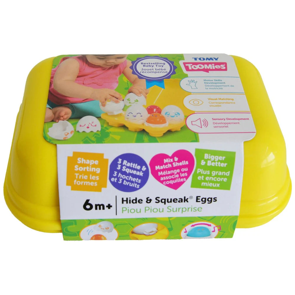 Tomy Toomies Hide & Squeak Eggs