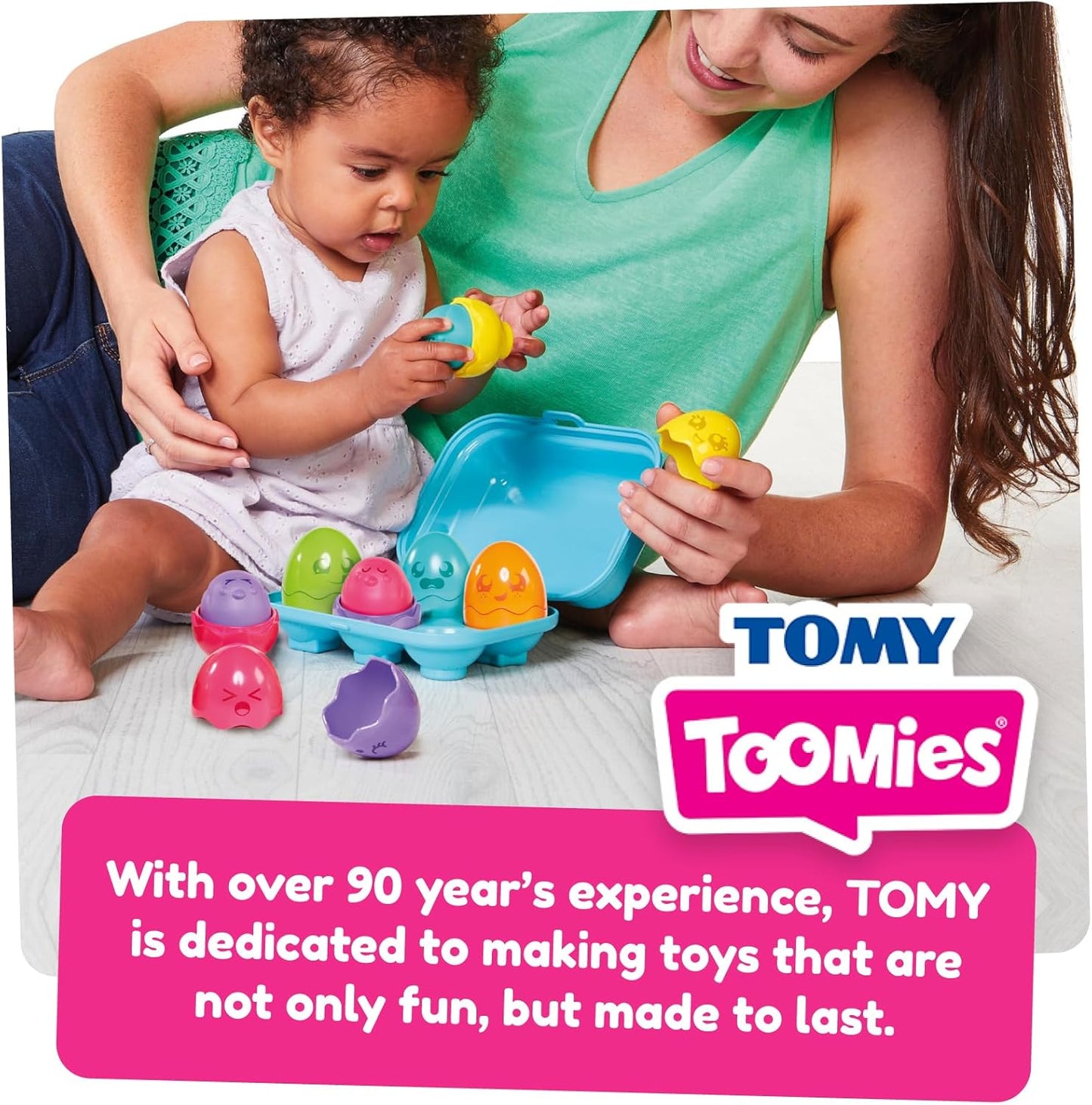 Tomy Toomies Hide & Squeak Bright Chicks