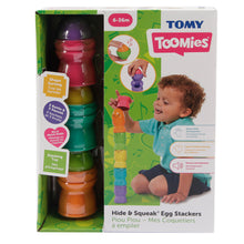 Tomy Toomies Hide & Squeak Egg Stackers
