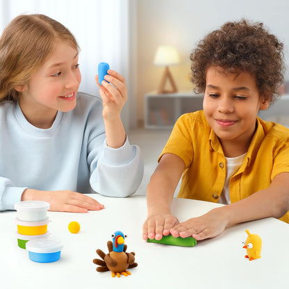 Hey Clay Farm Birds 6 Can Set