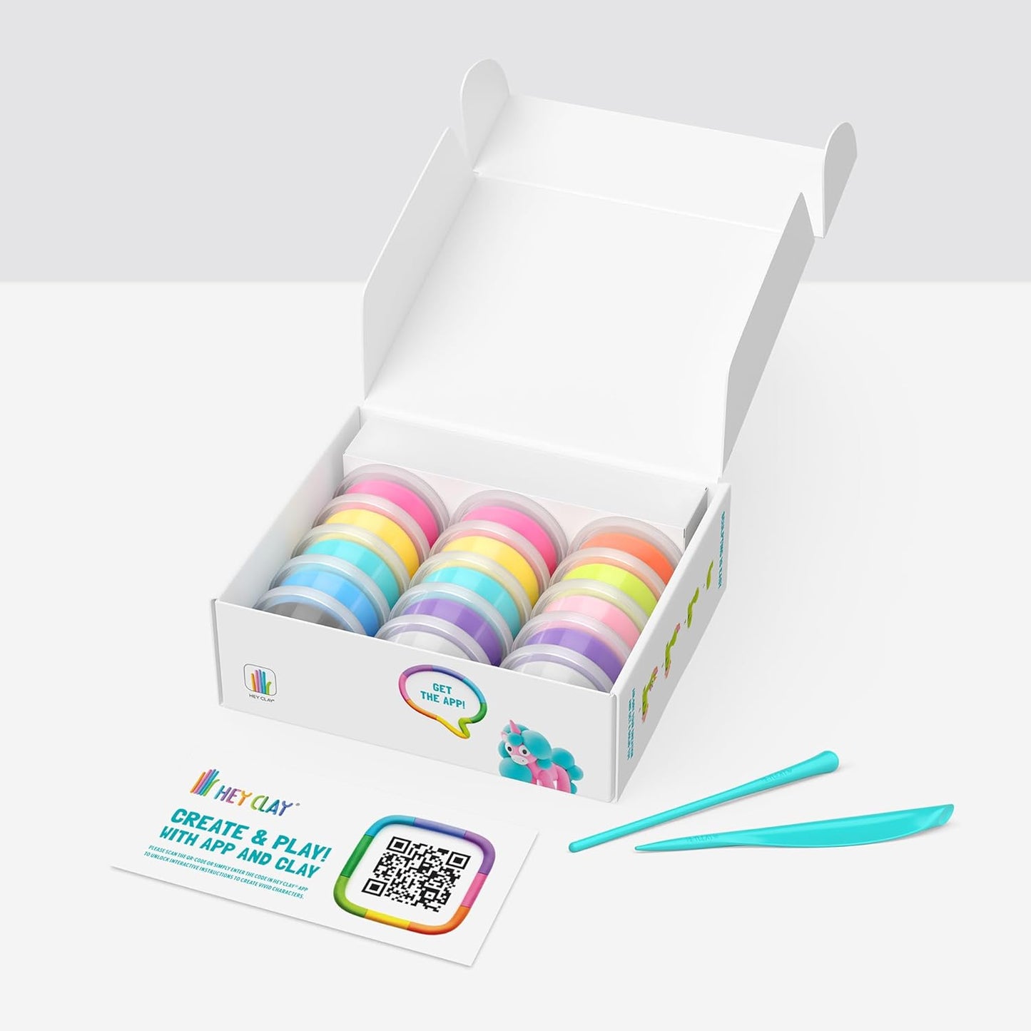 Hey Clay Unicorns 15 can Set