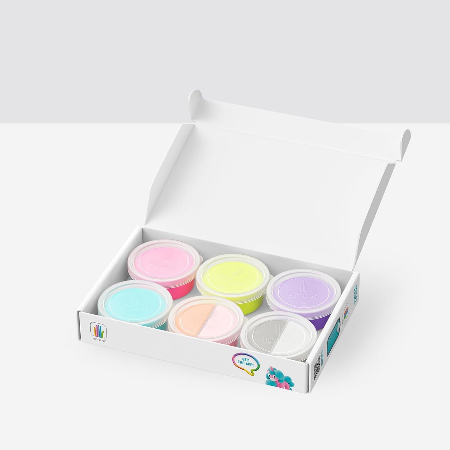 Hey Clay Unicorns 6 Can Set