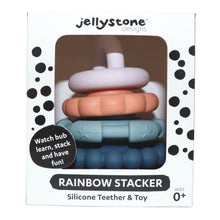 Jellystone Rainbow Stacker & Teether Toy - Earth