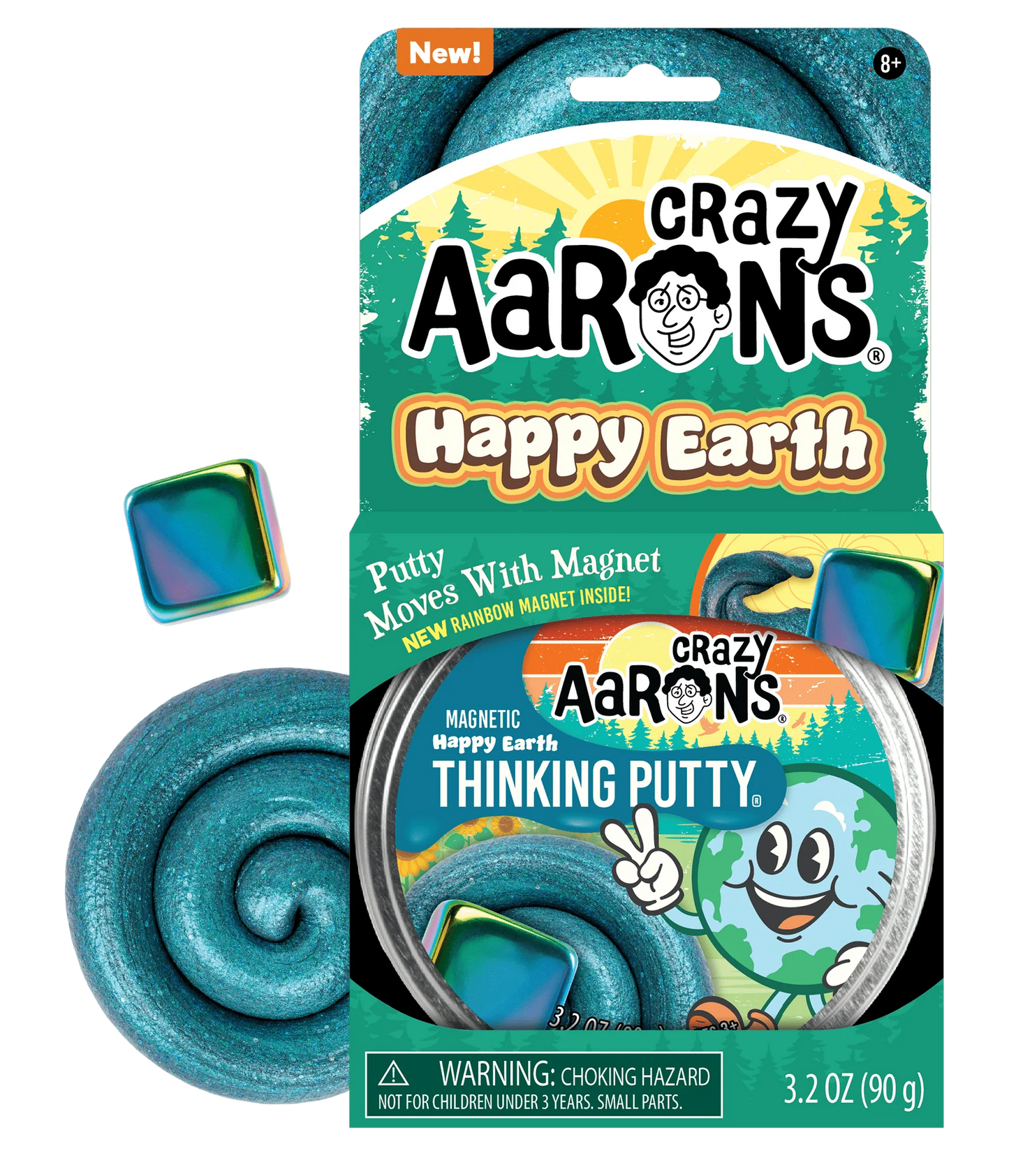 Crazy Aaron's Thinking Putty Magnetic Storm Happy Earth