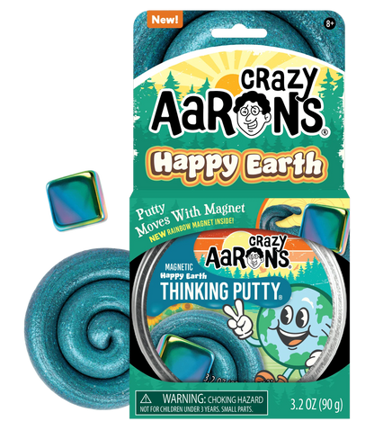Crazy Aaron's Thinking Putty Magnetic Storm Happy Earth