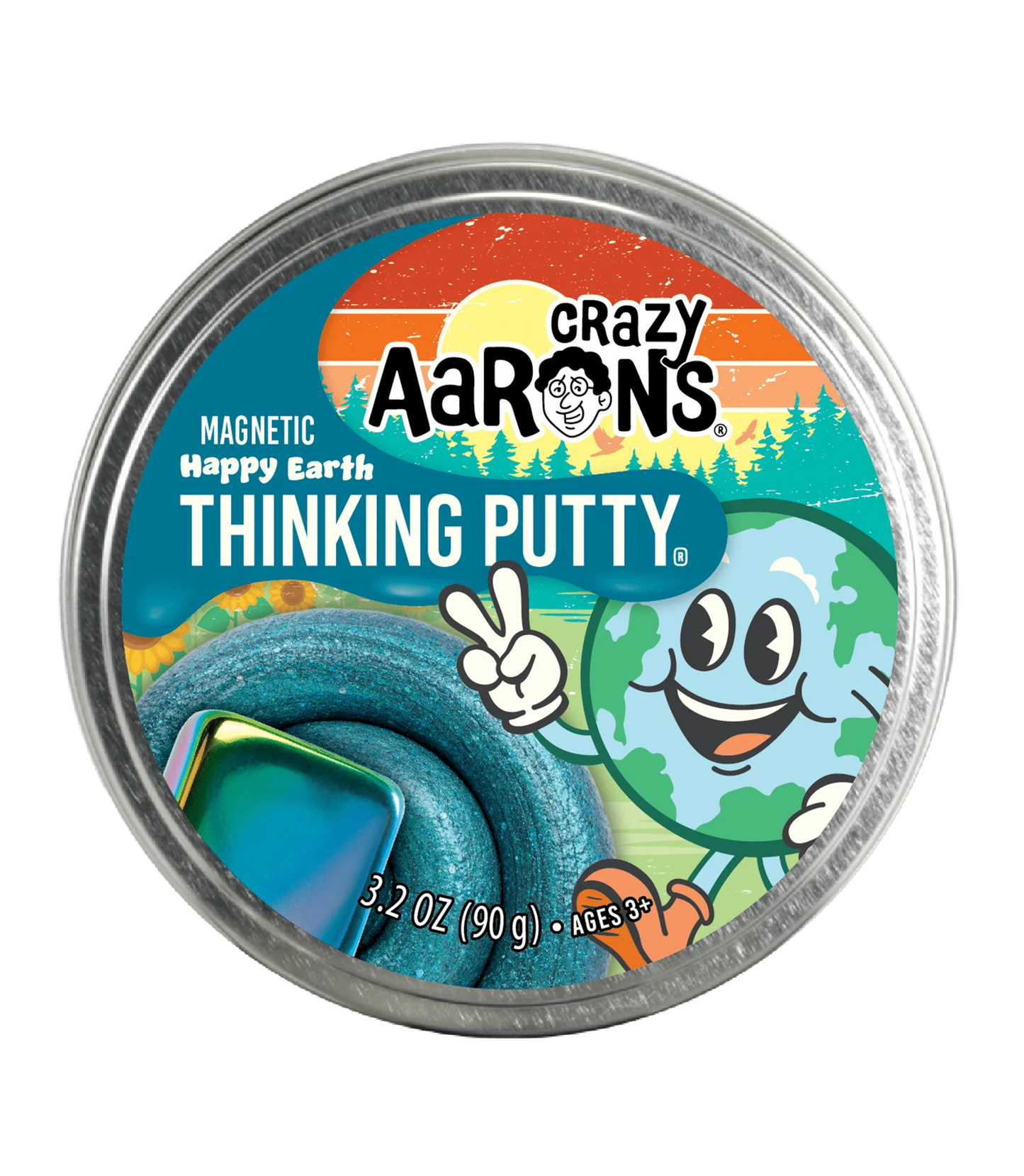 Crazy Aaron's Thinking Putty Magnetic Storm Happy Earth
