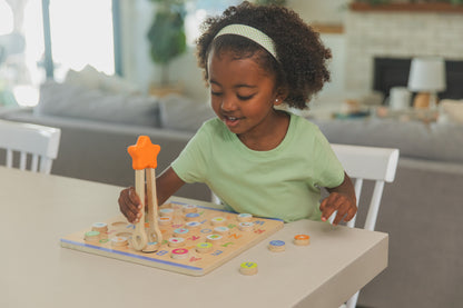 Learning Resources ABC Letter Sounds Puzzle 2-in-1 Wooden Alphabet Board