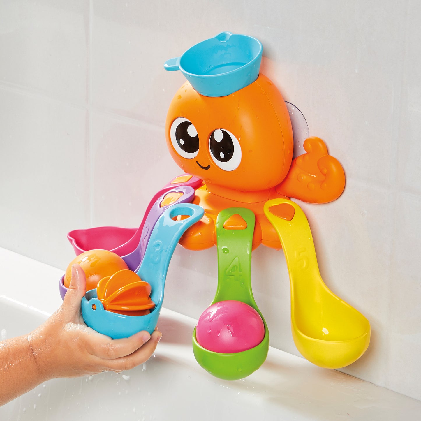Tomy Toomies Bath 7 in 1 Bath Activity Octopus