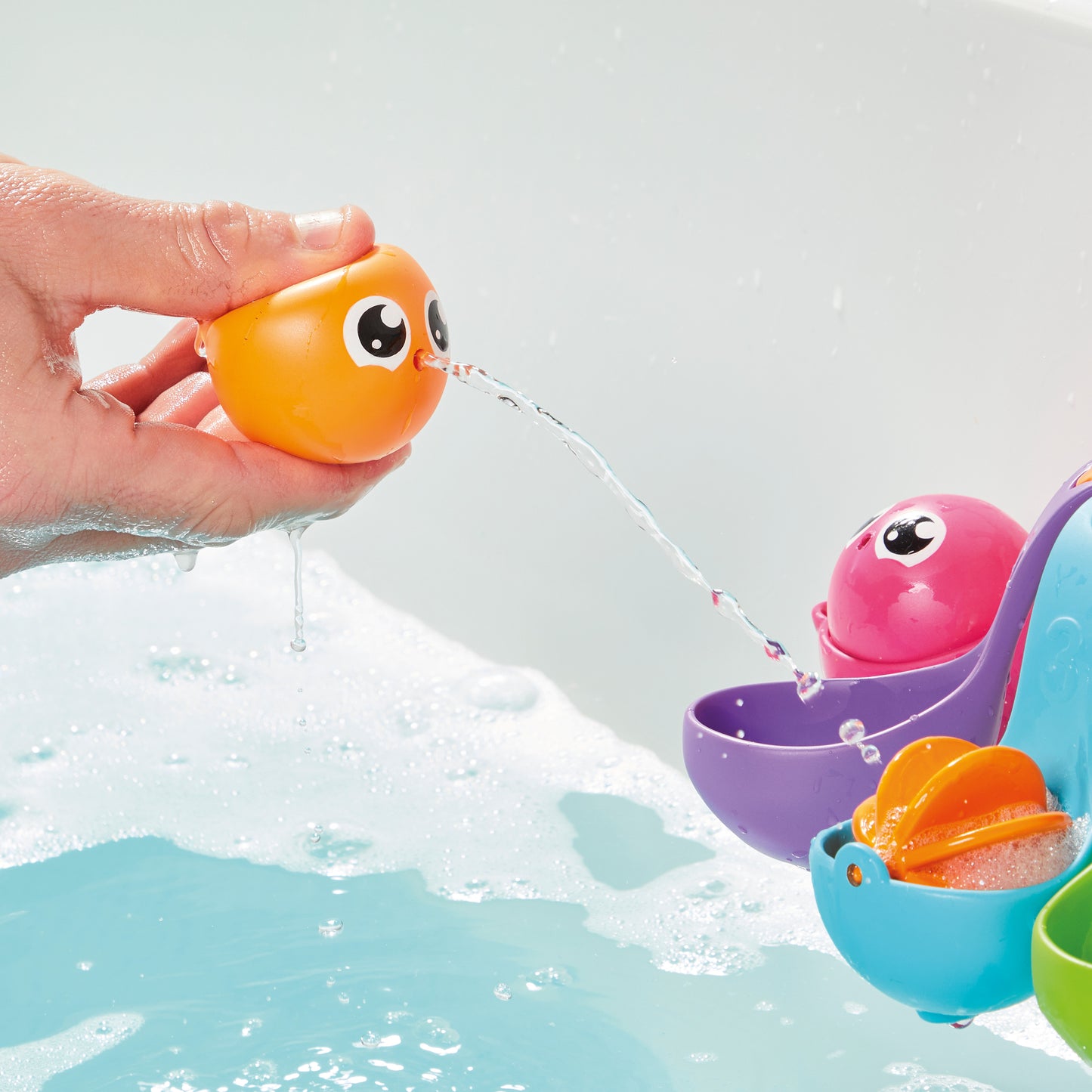 Tomy Toomies Bath 7 in 1 Bath Activity Octopus