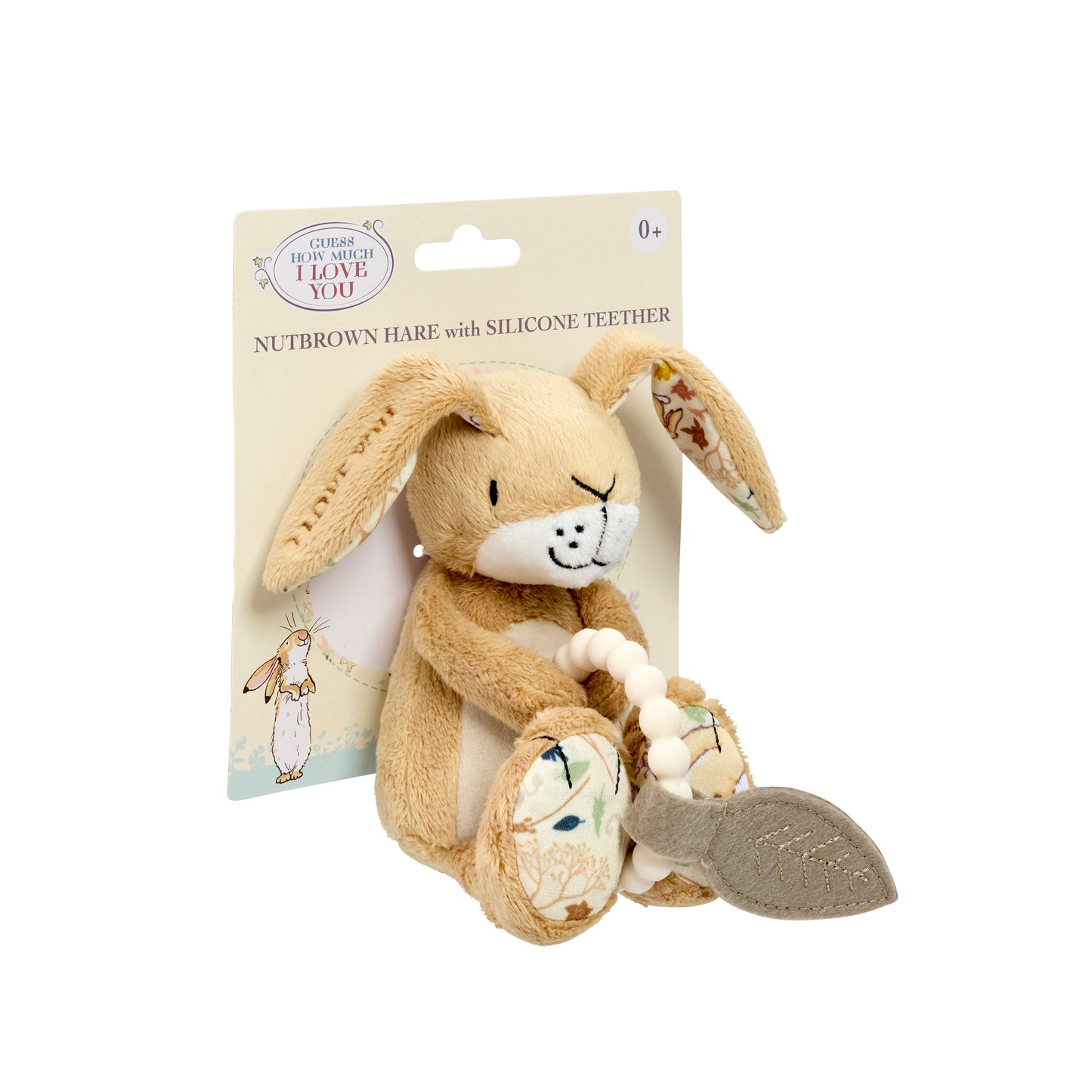 Rainbow Designs  Guess How Much I Love You Little Nutbrown Hare with Silicone Teether