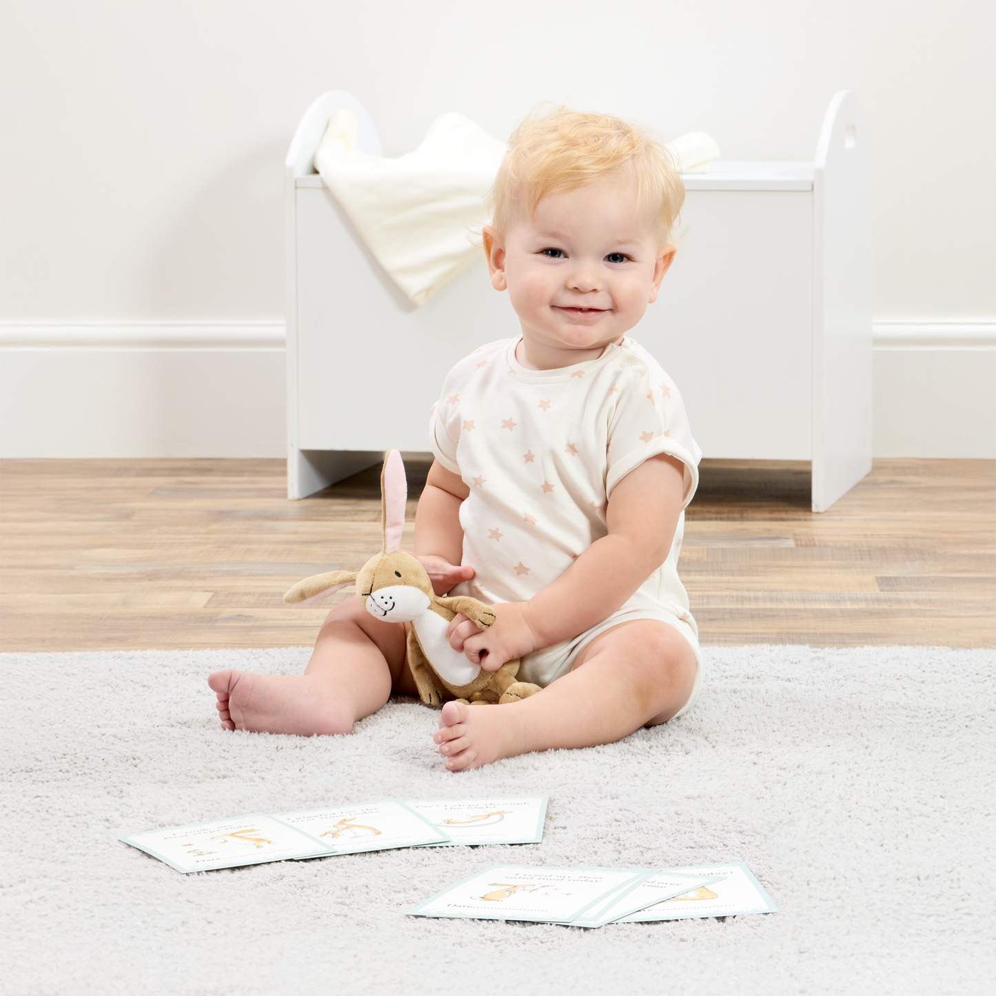 Rainbow Designs  Guess How Much I Love You Toy with Milestone Cards