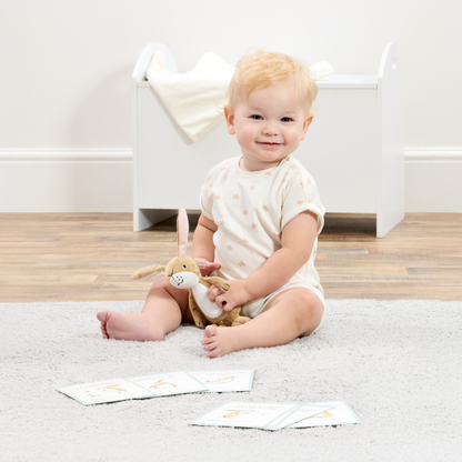 Rainbow Designs  Guess How Much I Love You Toy with Milestone Cards