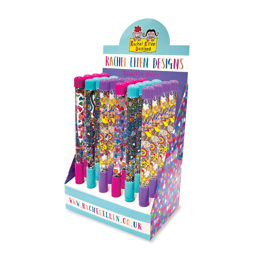 Rachel Ellen Glitter Pen (1 Chosen At Random)
