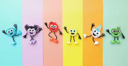 Glo Pals 4-Cube Set - Sammy - Red