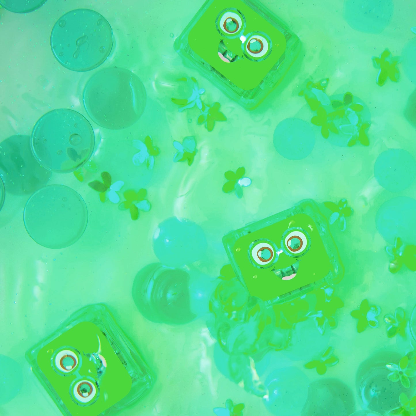 Glo Pals 4-Cube Set - Pippa - Green