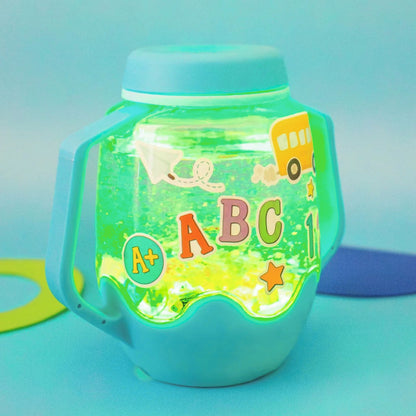Glo Pals Glo Pals DIY Sensory Jar Gift Set - Blue - ABC