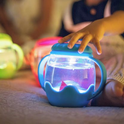 Glo Pals Mini Sensory Play Jar Blue