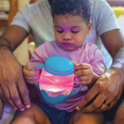 Glo Pals Mini Sensory Play Jar Blue