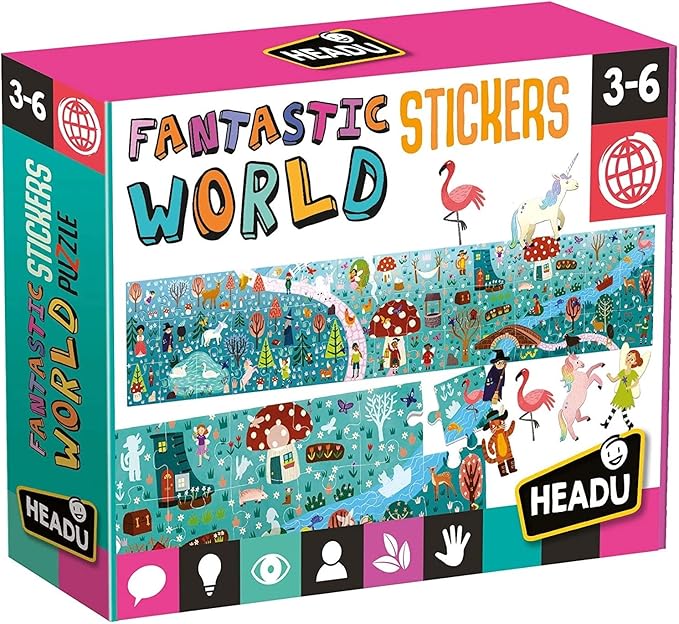 Headu Fantastic World Puzzle & Stickers