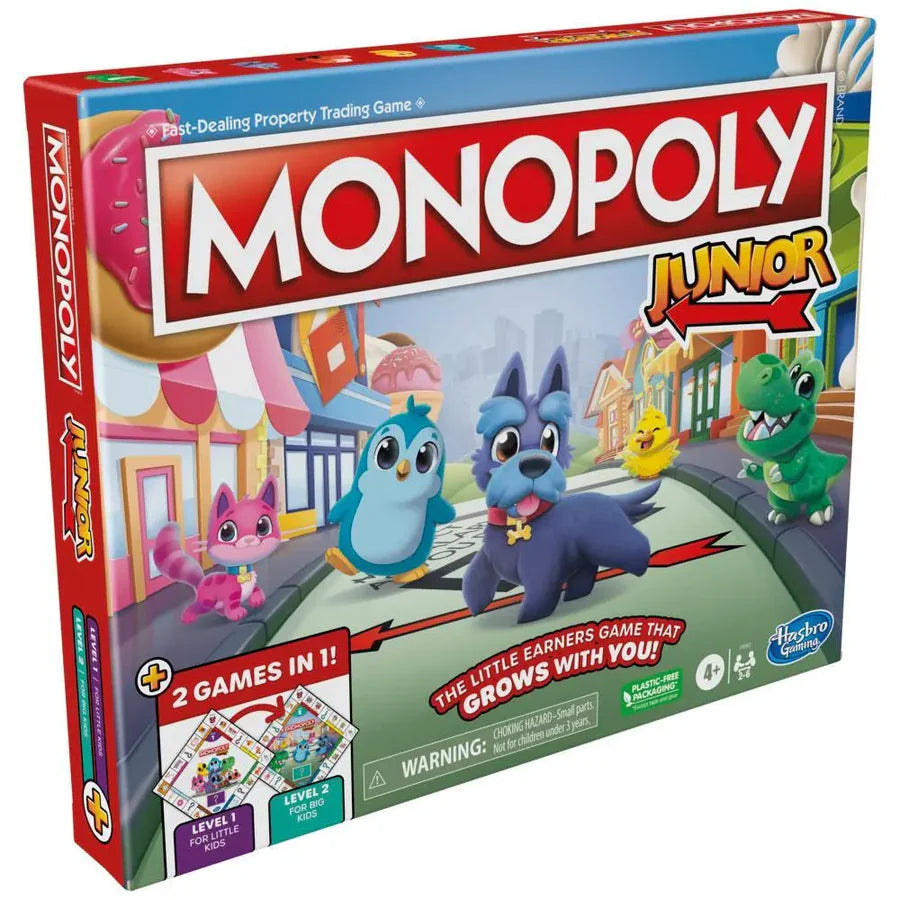 Hasbro Monopoly Junior - 2 Games In 1