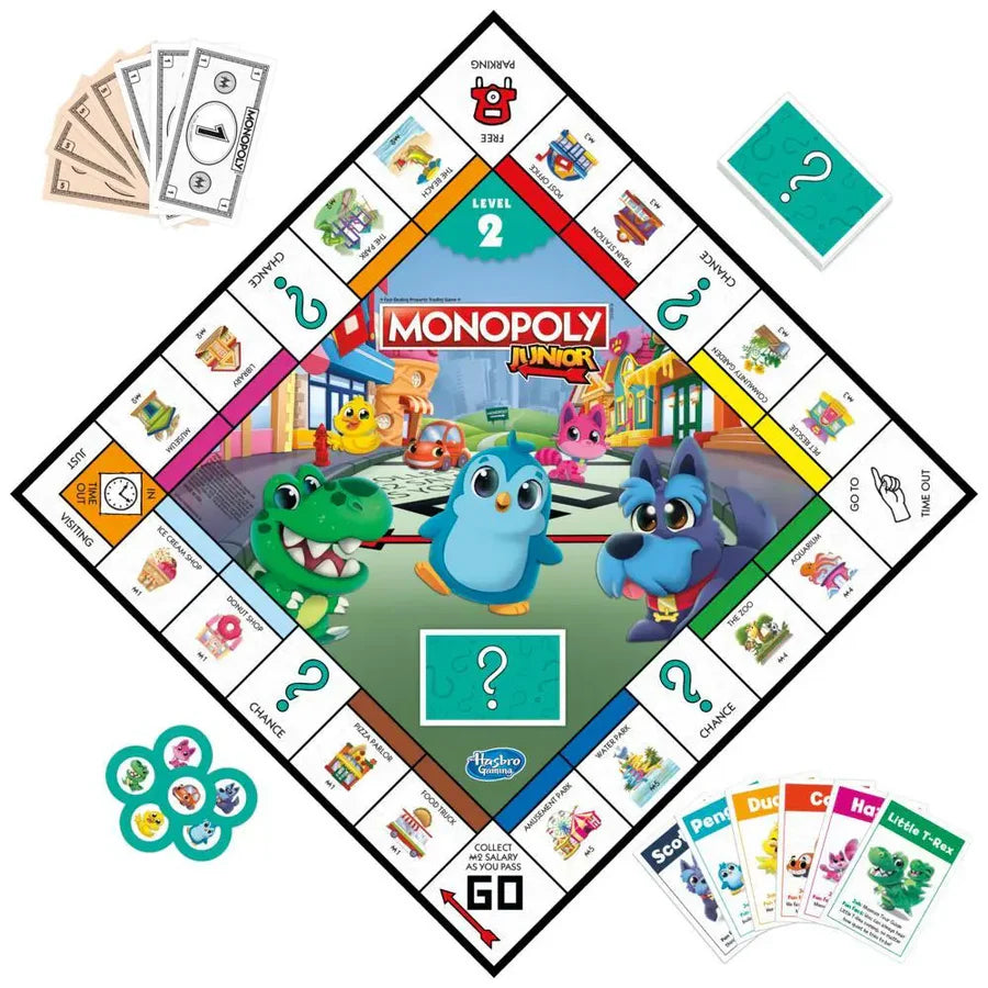 Hasbro Monopoly Junior - 2 Games In 1