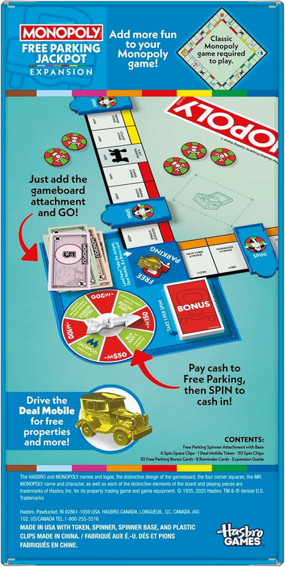 Monopoly Expansion Free Parking Jackpot