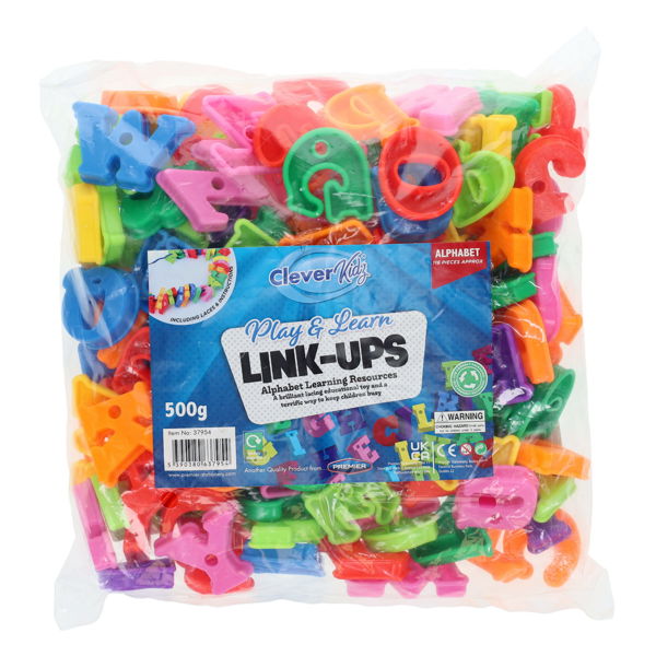Clever Kidz LinkUps Alphabet Learning Resources  116pce