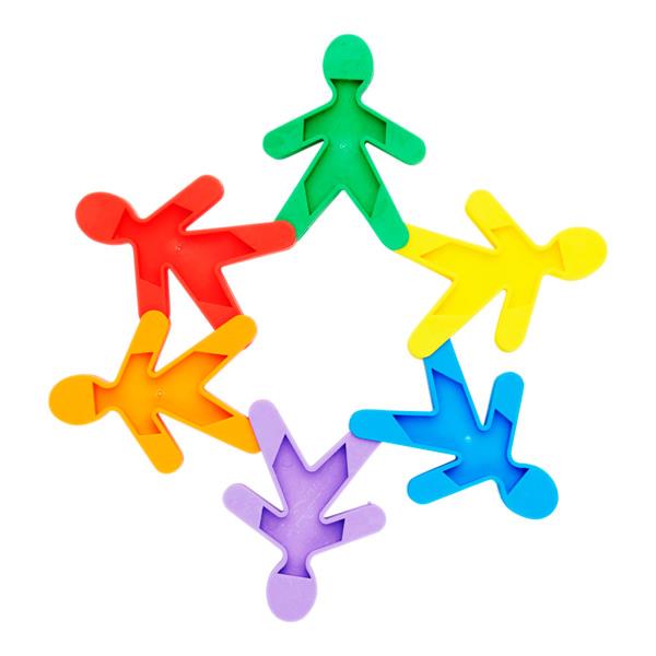 Clever Kidz LinkUps Interlocking Figurines  55Pce