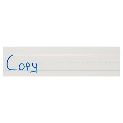 Clever Kidz Pkt30 WipeOff Phrase Strips 3''X12''  White