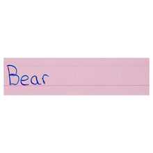 Clever Kidz Pkt30 WipeOff Phrase Strips 3''X12''  Coloured