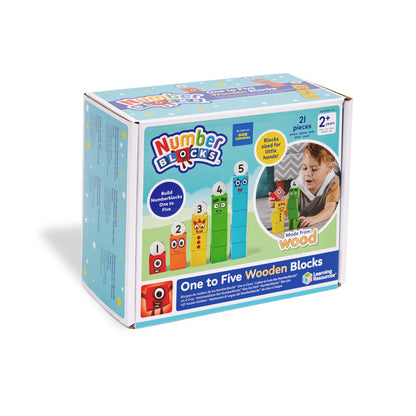 Learning Resources Numberblocks™ One to Five Wooden Blocks